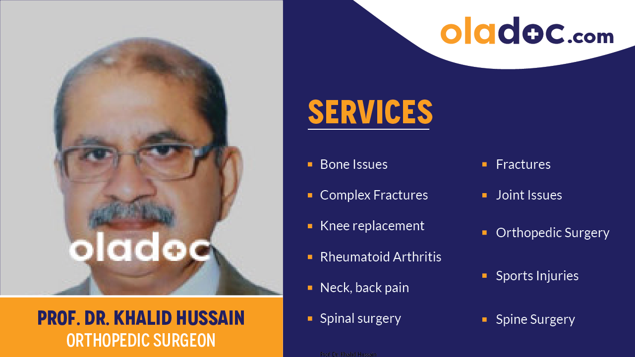 Services provided by Dr.Khalid Hussain